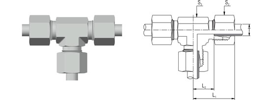 Equal Tee Fittings – T