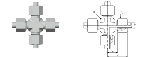 Equal Cross Fittings – K