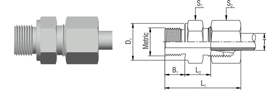 Straight Male Stud Fittings – GEM