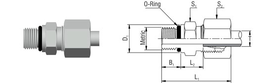 Straight Male Stud Fittings – GEO