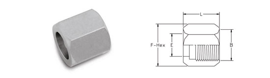 37º Flare Tube End Nut