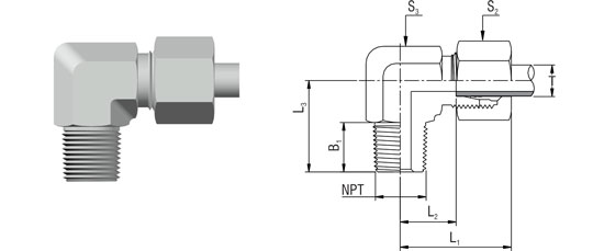 Male Stud Elbow Fittings – WE