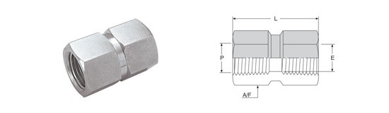 HEX REDUCING COUPLING – RHC