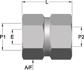 PN – HEX REDUCING COUPLING (PNHRC)