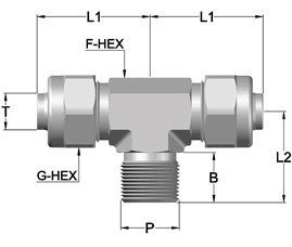 PNO – TAPER MALE BRANCH TEE (PNOTMBT)