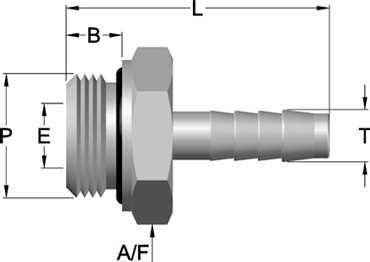 PN – HOSE TAIL PARALLEL MALE ADAPTOR (PNHA)