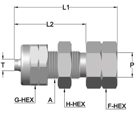 PNO – TAPER FEMALE BULKHEAD CONNECTOR (PNOTFBC)