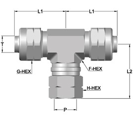 PNO – TAPER FEMALE SWIVEL BRANCH TEE (PNOTFSBT)