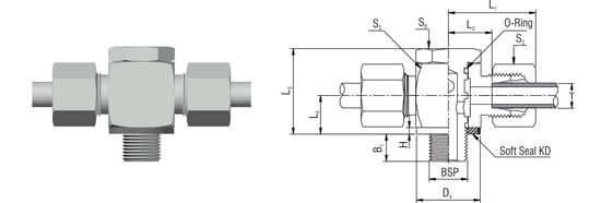 High Pressure Banjo Tee Fittings – THR