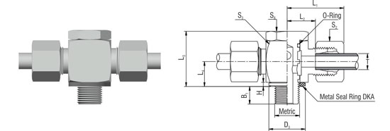 High Pressure Banjo Tee Fittings – THM