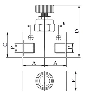 Bar Stock Body Flow Control Regulators