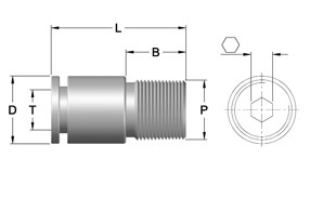 PIF – Key Way Compact Taper Male Connector (PIFKRTMC)