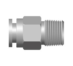 PIF-Key Way Taper Male Connector