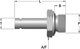 PIF – Parallel Male Adapter (PIFPMA)