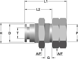 PIF – Taper Female Bulkhead Connector (PIFTFBC)