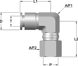 PIF – Taper Female Swivel Elbow (PIFTFSE)