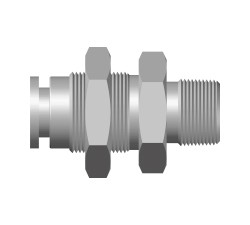 PIF-Taper Male Bulkhead Connector