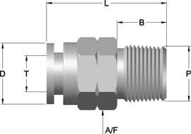 PIF – Taper Male Connector (PIFTMC)