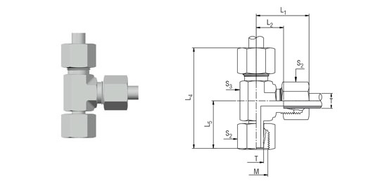 Adjustable Barrel Tee Fittings – EVL