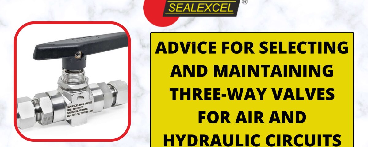 ADVICE FOR SELECTING AND MAINTAINING THREE-WAY VALVES FOR AIR AND HYDRAULIC CIRCUITS